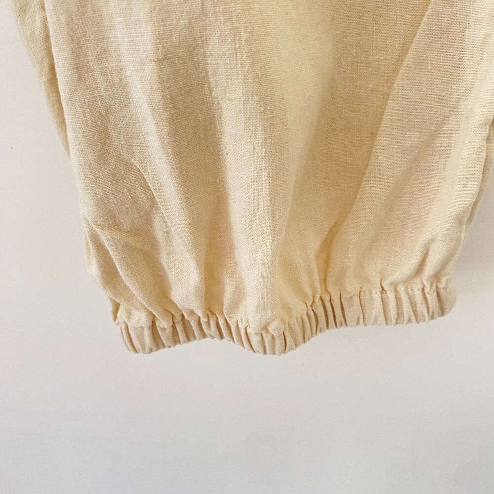 Aerie Lightweight Cargo Pants in Cream, Size: L - Picture 6 of 10